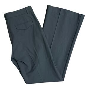 Theory Brand Dress Pants Wool Mid Rise Flare Gray Office Commute Women's Size 6